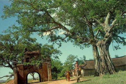 La porte du village de Thô Hà. Source: VNA